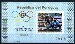 Paraguay Block 346 Postfrisch Olympiade 1980 #JG540 - Paraguay