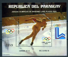 Olympiade Lake Placid 1980 Paraguay Block 352 Postfrisch #JG539 - Paraguay