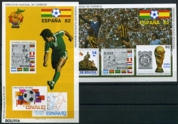 Bolivien Block 117-18 Postfrisch Fußball #GE526 - Bolivien