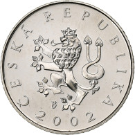 République Tchèque, Koruna, 2002, Nickel Plaqué Acier, SPL, KM:7 - Repubblica Ceca