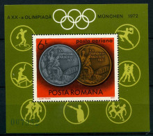 Rumänien Block 100 Postfrisch Olympiade 1972 #JJ428 - Sonstige & Ohne Zuordnung