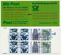 BERLIN MARKENHEFTCHEN Nr MH 14mZ Zentrisch Gestempelt X77C296 - Postzegelboekjes