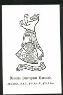 Exlibris Francis Pierrepont Barnard, Pferd, Greif  - Ex-Libris