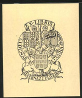 Exlibris Alvernaz De Oliveira, Wappen, Baum  - Bookplates