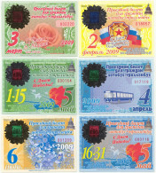 Russia. Novgorod. 2009. 12 Monthly Tickets - Europa