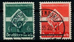 3. REICH 1935 Nr 571-572 Gestempelt X72959A - Oblitérés