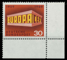 BRD BUND 1969 Nr 584 Postfrisch ECKE-URE X7F3242 - Ungebraucht