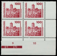 DDR DS BAUWERKE DENKMÄLER Nr 3350 Postfrisch VIERERBLOC X02602E - Unused Stamps