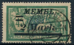 MEMEL 1922 Nr 88IV Zentrisch Gestempelt X452D7A - Memel (Klaipeda) 1923