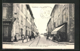 CPA Tournus, Rue Du Pont  - Autres & Non Classés