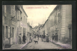 CPA St-Gengoux-le-National, Grand`Rue  - Autres & Non Classés