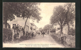 CPA Saint-Maurice-les-Chateauneuf, Route De Ligny Aux Carrières  - Otros & Sin Clasificación