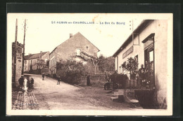 CPA St-Aubin-en-Charollais, Le Bas Du Bourg  - Other & Unclassified