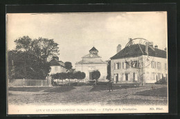 CPA Arnouville-les-Gonesse, L`Eglise Et Le Presbytère  - Gonesse