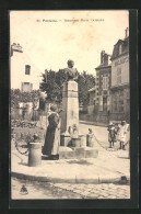 CPA Pontoise, Monument Maria Deraisme  - Pontoise