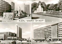 73903485 Karl-Marx-Stadt Ensemble Lobgedichte Schlossteichanlagen Stadthalle Kar - Chemnitz
