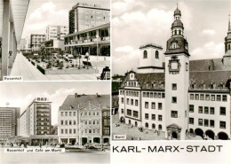 73903482 Karl-Marx-Stadt Rosenhof Cafe Am Markt Marktpartie Karl-Marx-Stadt - Chemnitz