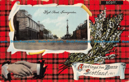 R080662 Scott. High Street. Invergordon. Greetings From Bonnie Scotland. J. Macp - Welt