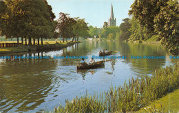 R080263 Shakespeares Avon And Holy Trinity Church. Stratford Upon Avon. Salmon - Welt