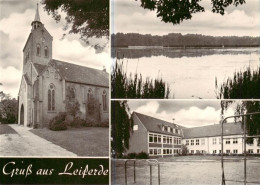 73864701 Leiferde  Gifhorn Kirche Schule Partie Am Wasser  - Sonstige & Ohne Zuordnung