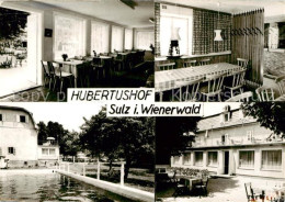 73830947 Sulz Wienerwald Hubertushof Gastraeume Terrasse  - Autres & Non Classés