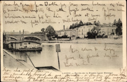 CPA Lagny Seine Et Marne, Ufer Der Marne, Quai Bizeau - Otros & Sin Clasificación