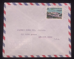 C) 1974. ITALY. AIRMAIL ENVELOPE SENT TO USA. XF - Altri & Non Classificati