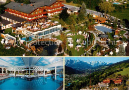 73796603 Sankt Johann Pongau Hotel Oberforsthof Fliegeraufnahme Hallenbad Panora - Autres & Non Classés