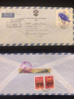 C) 1974. RUSSIA. AIR MAIL FROM THE EMBASSY OF ECUADOR ENVELOPE SENT TO THE USA. FRONT AND BACK. XF - Autres & Non Classés