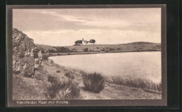 AK Daun /Eifel, Weinfelder Maar Mit Kirche  - Daun