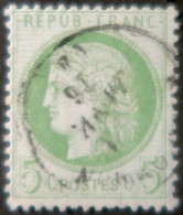 X1174 - FRANCE - CERES N°53 - CàD Du 1er JANVIER 1876 - 1871-1875 Cérès