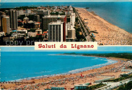 73757076 Lignano Sabbiadoro La Spiaggia Fliegeraufnahme Lignano Sabbiadoro - Other & Unclassified