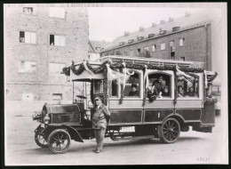 Archiv-Fotografie Bus Daimler 28 PS Von 1905  - Coches