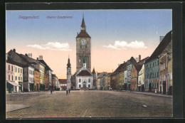 AK Deggendorf, Oberer Stadtplatz  - Deggendorf