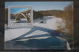 Lettland Block 17 Mit 593 Postfrisch #VV365 - Letonia