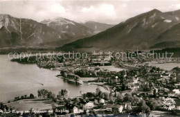 72978043 Bad Wiessee Panorama Tegernsee Mit Ringberg Alpen Fliegeraufnahme Bad W - Bad Wiessee