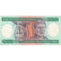 Brésil, 200 Cruzeiros, Undated (1984- ), KM:199b, TTB - Brasil