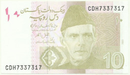 Pakistan - 10 Rupees - 2023 - Pick: 45.r - Unc. - Serie CDH - Pakistan