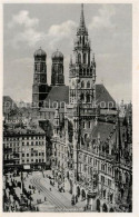 72974997 Muenchen Rathaus Mit Frauenkirche Muenchen - Muenchen