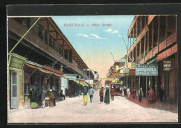 CPA Port-Said, Main Street  - Autres & Non Classés