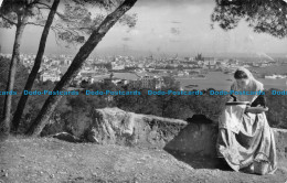 R080797 Mallorca. Palma. Vista Desde Et Bosque De Bellver. Casa Planas - Wereld