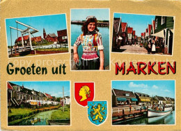 72974254 Marken Ziebruecke Ortspartie Tracht Marken - Autres & Non Classés