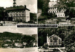 72973963 Wiesenbad Sanatorium Robert Koch Haus Ferienheim Deutzen Handabzug Wies - Sonstige & Ohne Zuordnung