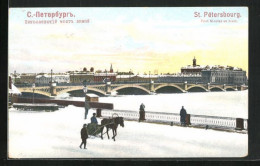 AK St. Petersbourg, Pont Nicolas En Hiver  - Russie