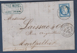 Charente Inférieure -   Cachet 18  SURGERES Sur 25c Cérès - 1849-1876: Classic Period