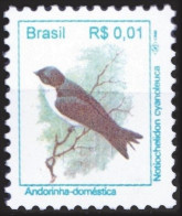 Brazil 1994 MNH 1v,  Blue-and-white Swallow, Birds - Swallows