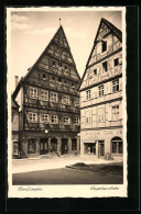 AK Nördlingen, Engelapotheke Und Bäckerei-Café Müller  - Nördlingen