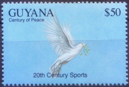 Guyana 1993 MNH, Dove, Peace, 20th Century Sports - Other & Unclassified