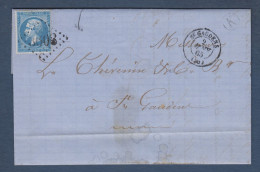 Haute Garonne -  G.C. 3608 Et Cachet 15  ST GAUDENS Et  K De MIRAMONT - 1849-1876: Période Classique