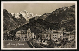 AK Interlaken, Hotel Savoy Und National  - Interlaken